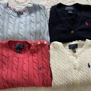 Polo Ralph Lauren sweaters set of 4